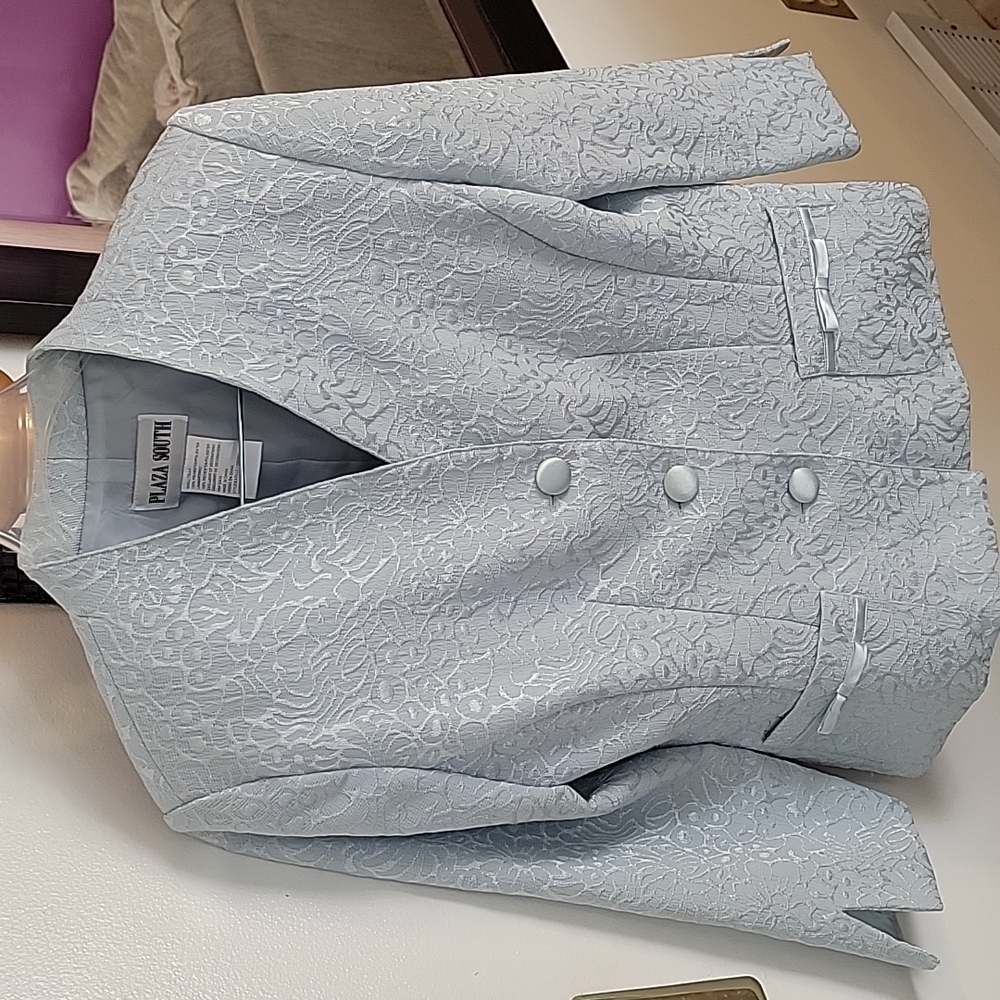 Plaza South light blue blazer